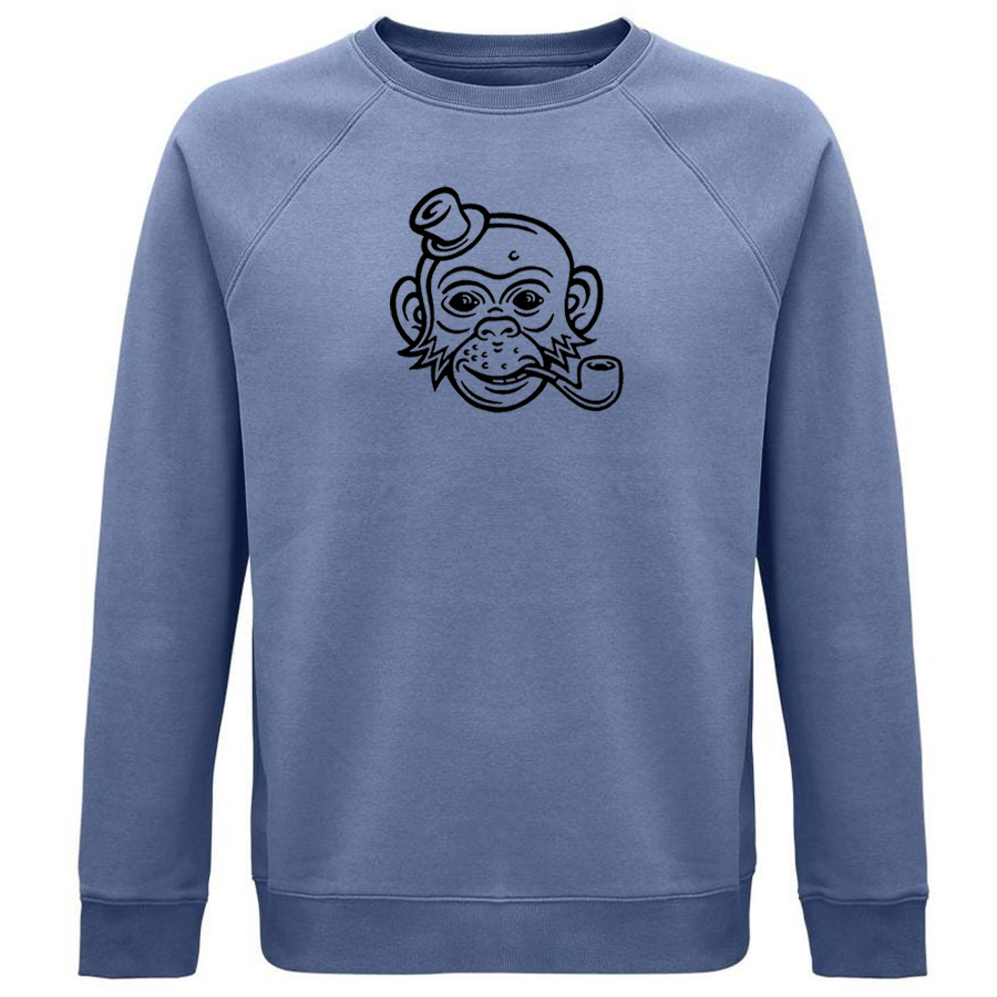 Monkey - Dirk Bonsma Sweatshirt, blue