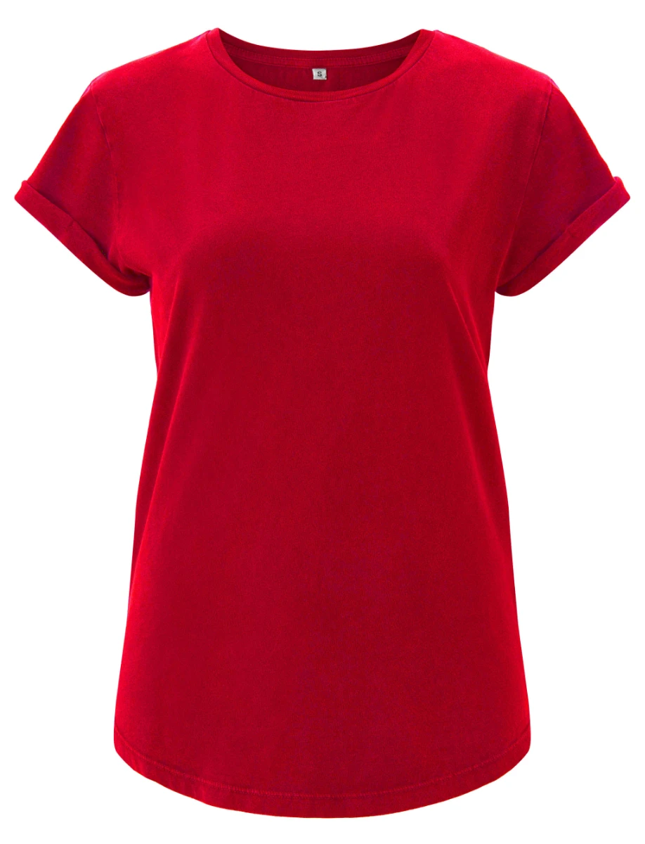 Earth Positve Womens Rolled Sleeve T-Shirt