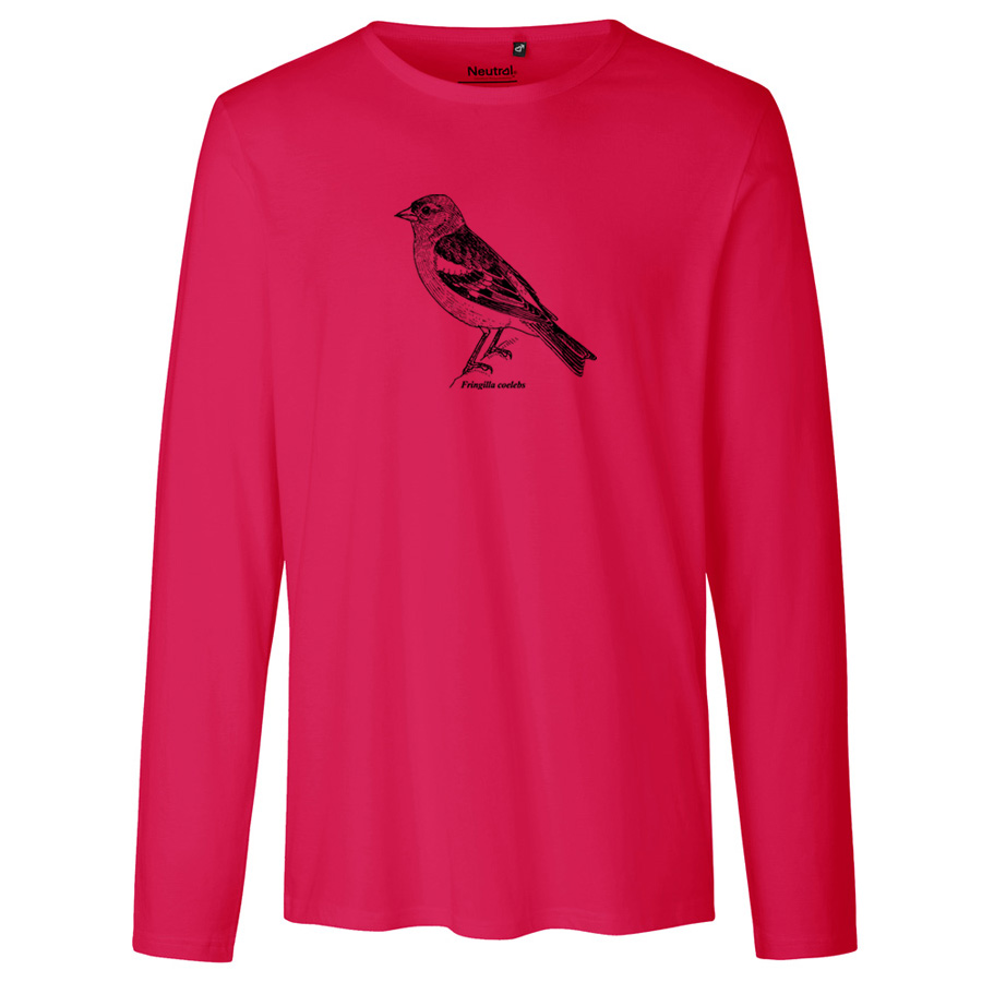 Buchfink Langarmshirt, pink, typeshirts