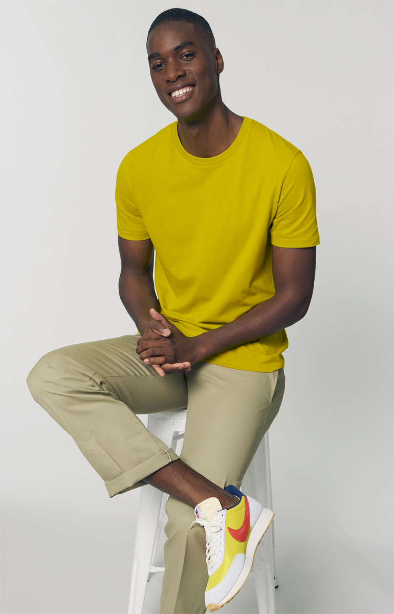 shirtmanufaktur, hay yellow Creator Shirt, Stanley/Stella