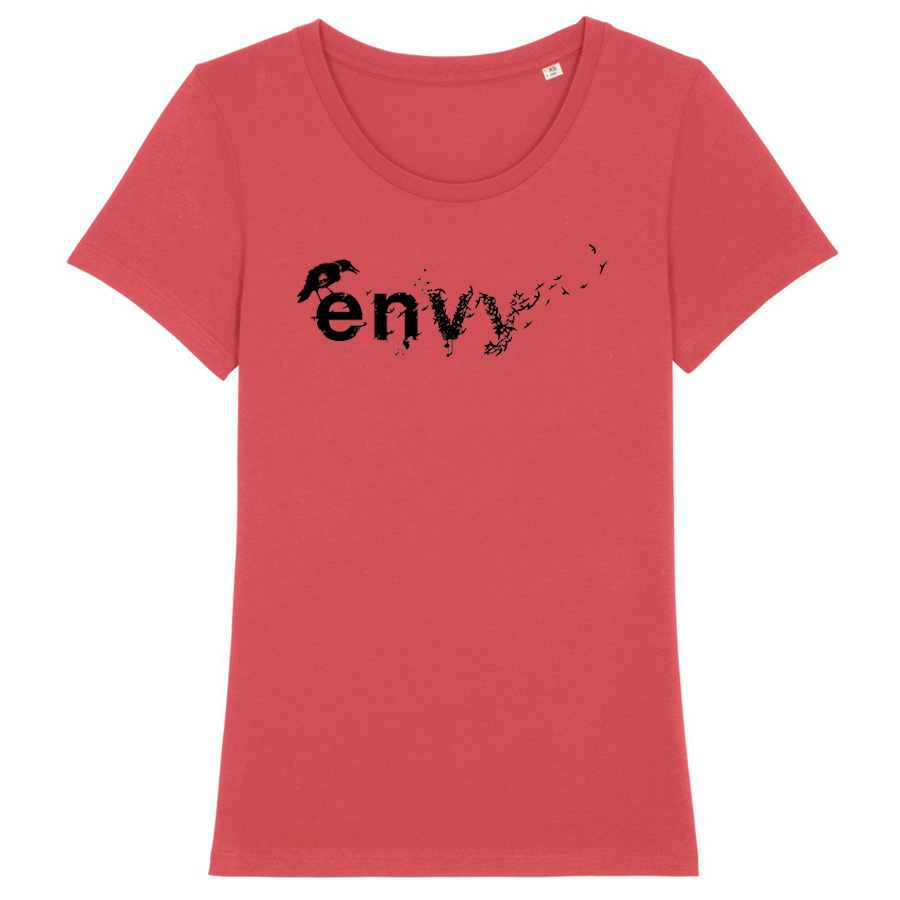 envy, Girlie-Shirt, carmine red