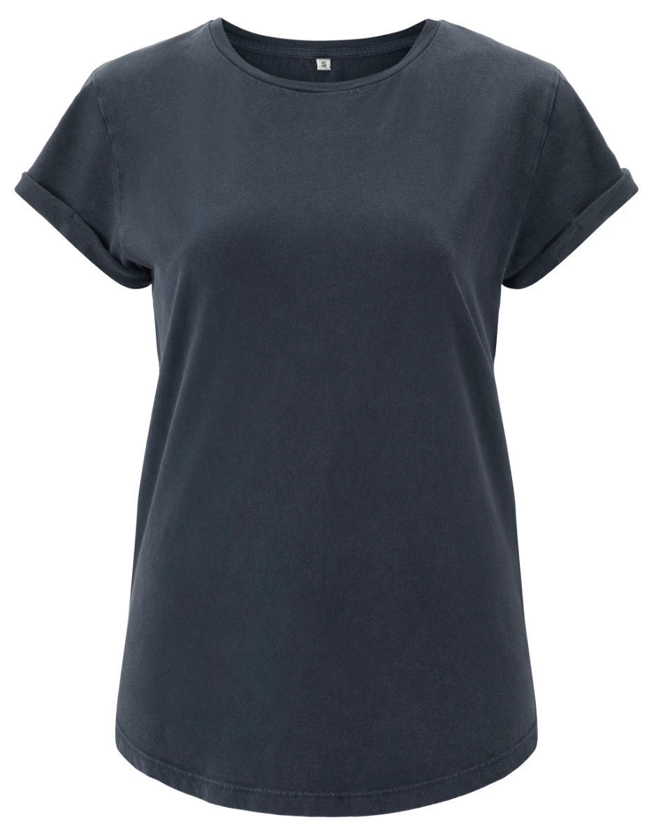 Earth Positve Womens Rolled Sleeve T-Shirt