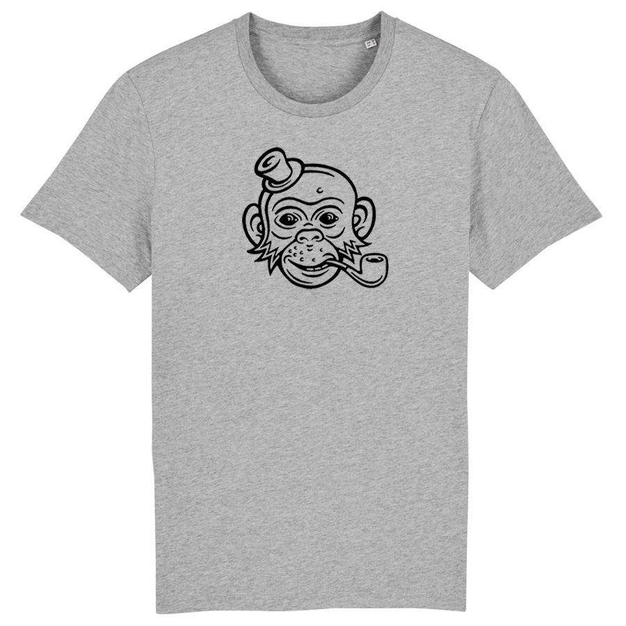 graumeliertes Dirk Bonsma T-Shirt, Monkey