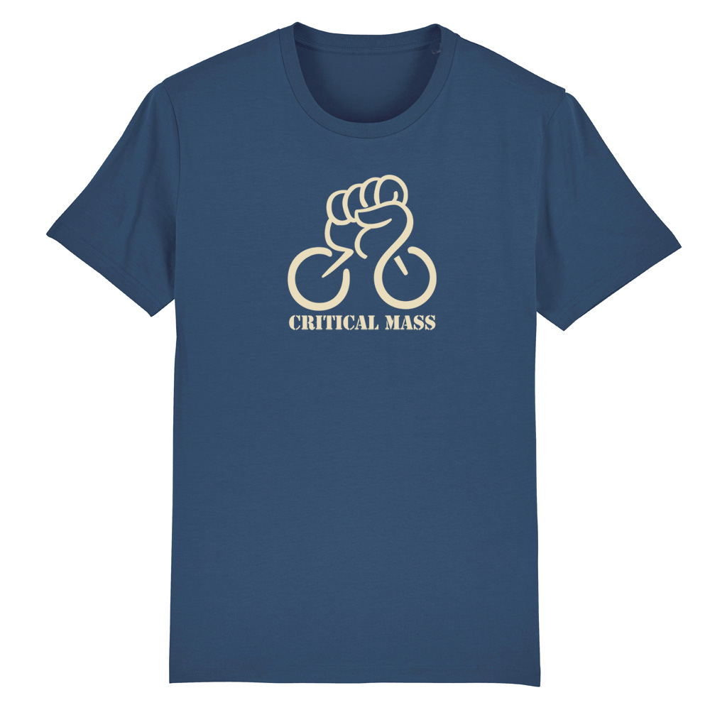 Critical Mass, FairWear T-Shirt, denim blue