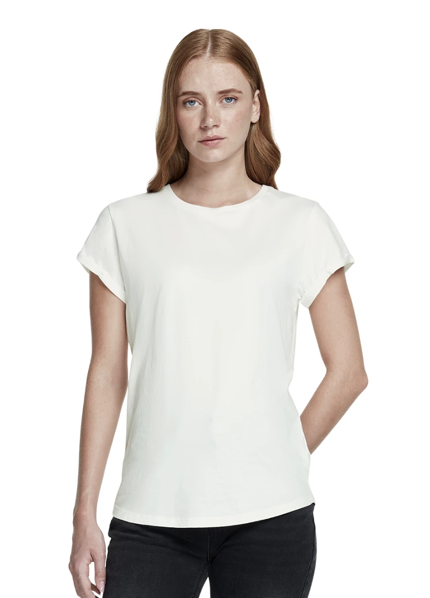 Earth Positve Womens Rolled Sleeve T-Shirt