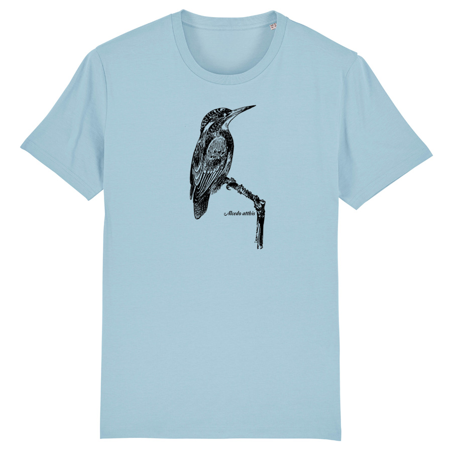 Vogelshirt, Eisvogel, sky blue