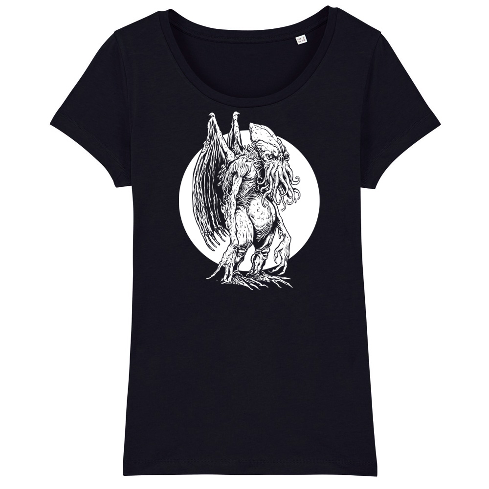 Cthulhu III, black organic Ladies T-Shirt