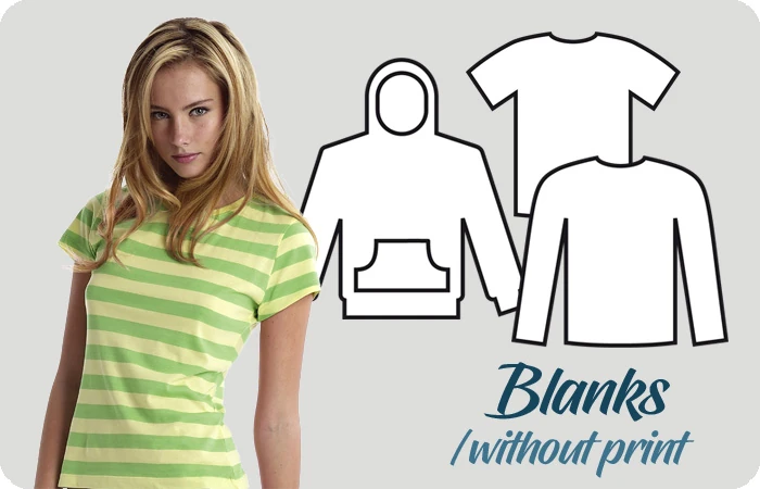 shirts without print, blanks