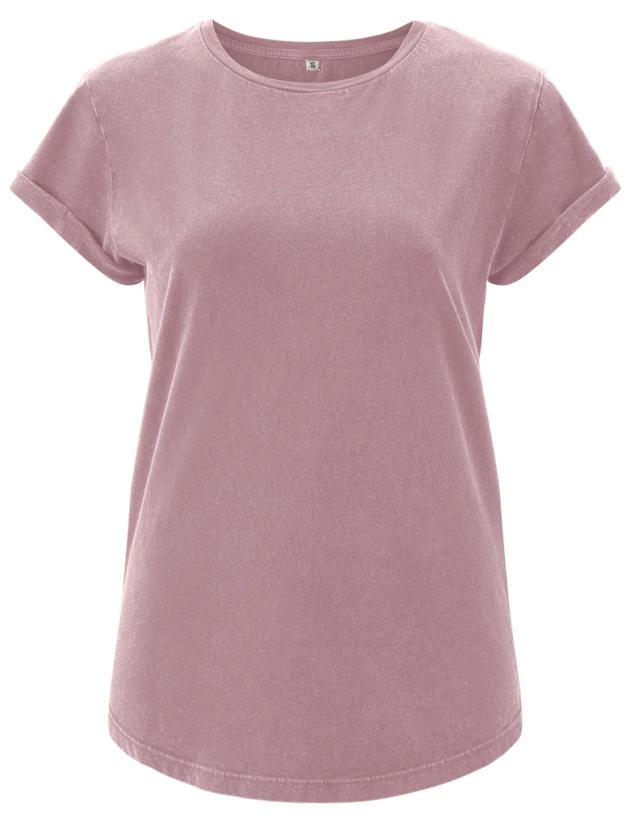 Earth Positve Womens Rolled Sleeve T-Shirt