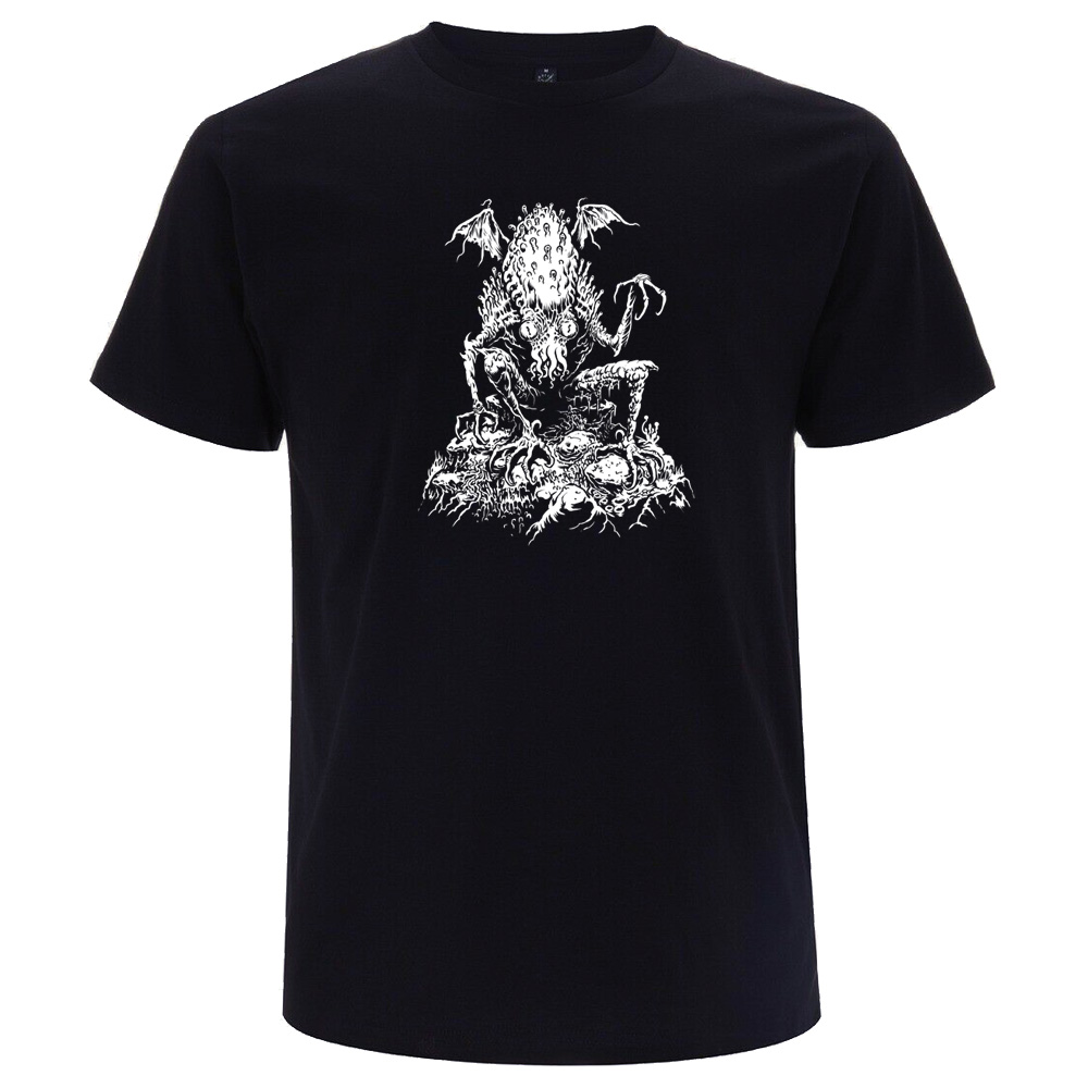 Cthulhu XVII, schwarzes T-Shirt, Siebdruck