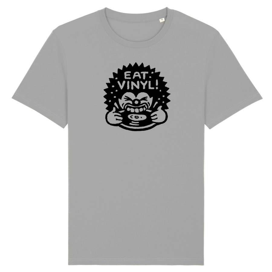 EAT VINYL!, Dirk Bonsma T-Shirt, sports grey
