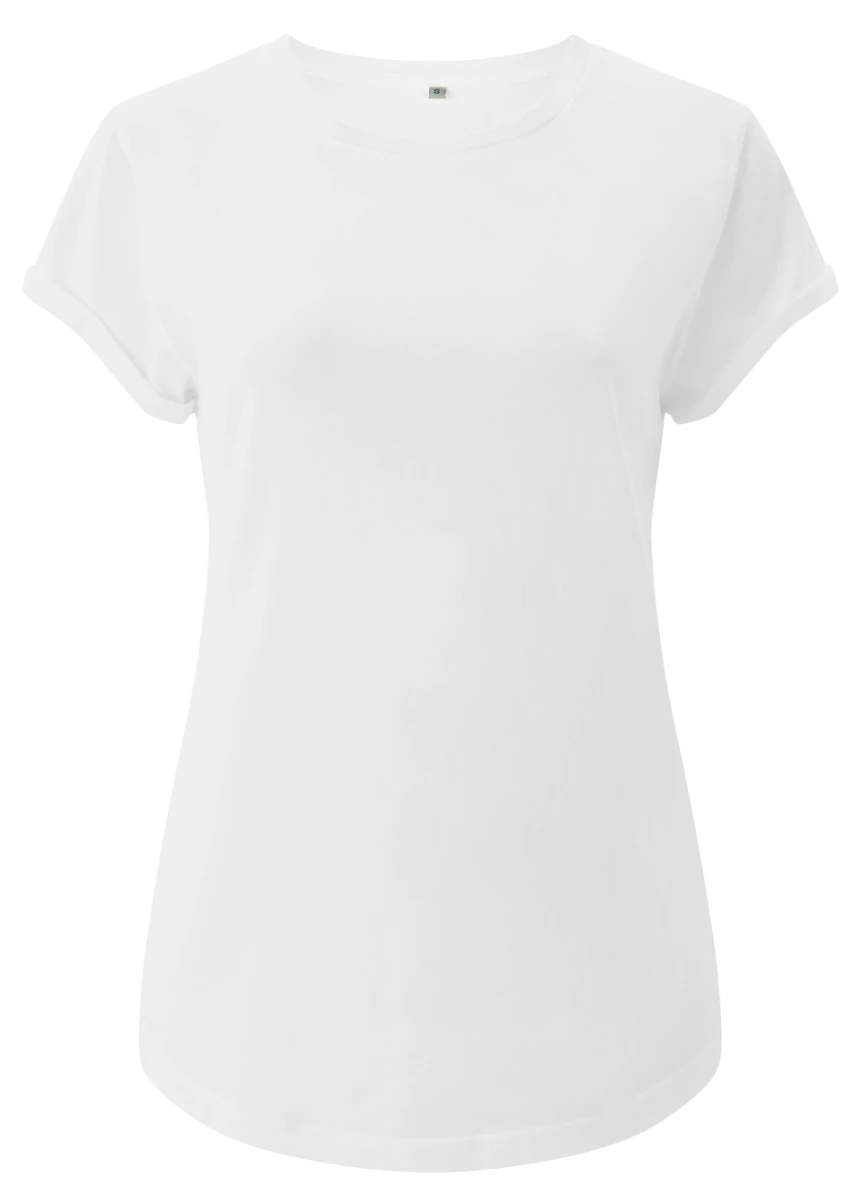 Earth Positve Womens Rolled Sleeve T-Shirt