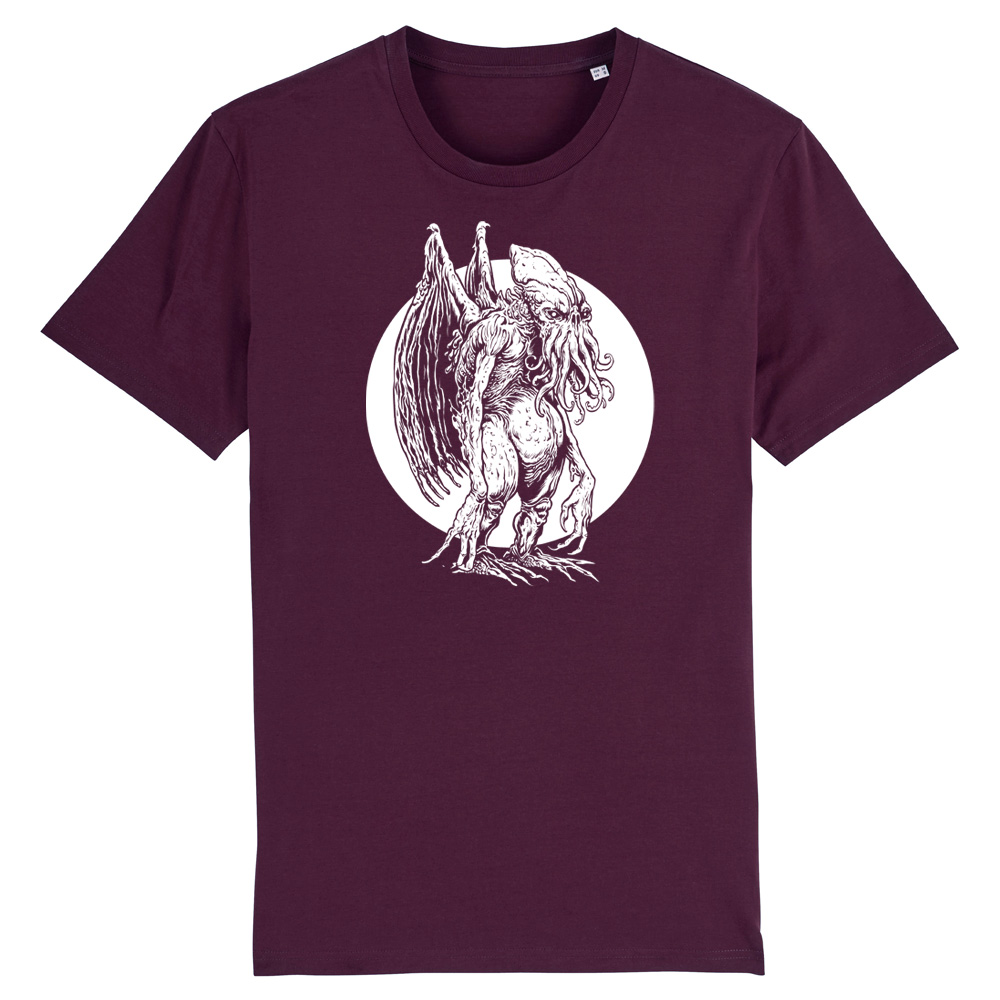 Fufu Frauenwahl, burgundy T-Shirt, Cthulhu III