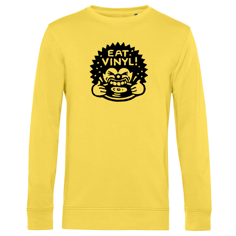 EAT VINYL, yellow fizz Sweatshirt, Dirk Bonsma