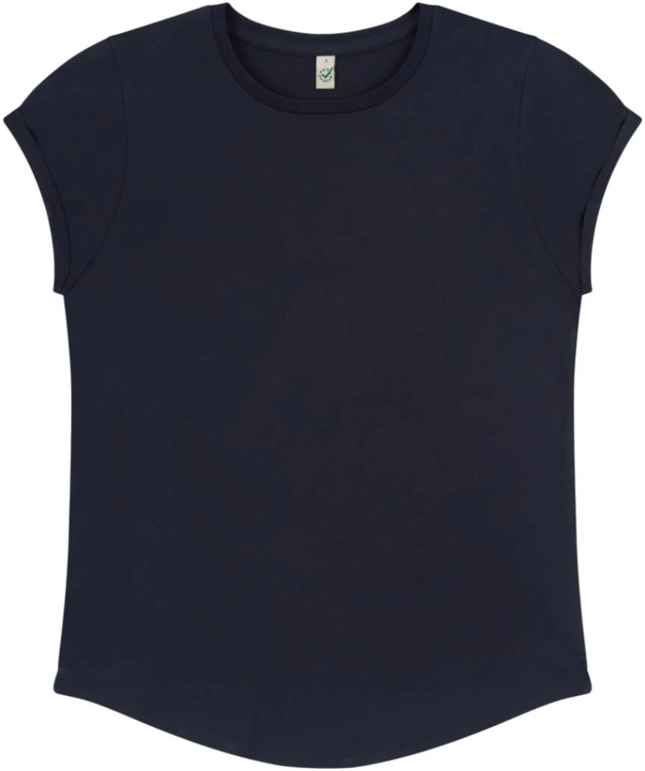 Earth Positve Womens Rolled Sleeve T-Shirt