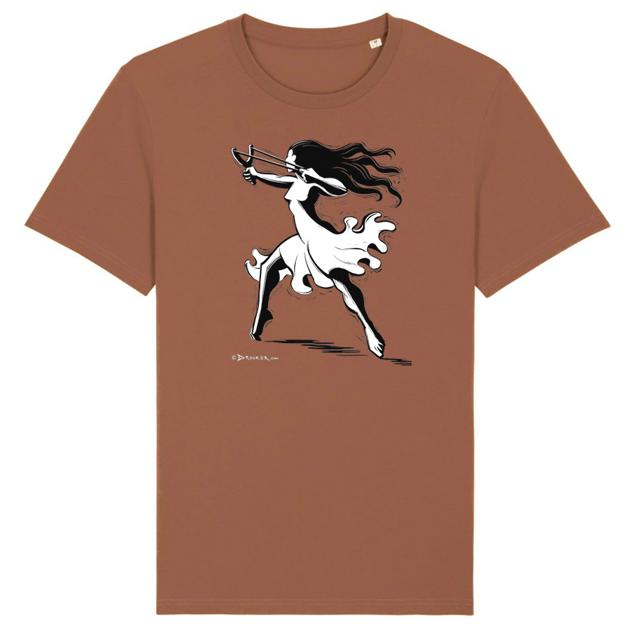 Eric Drooker, camel T-Shirt, Slingshot