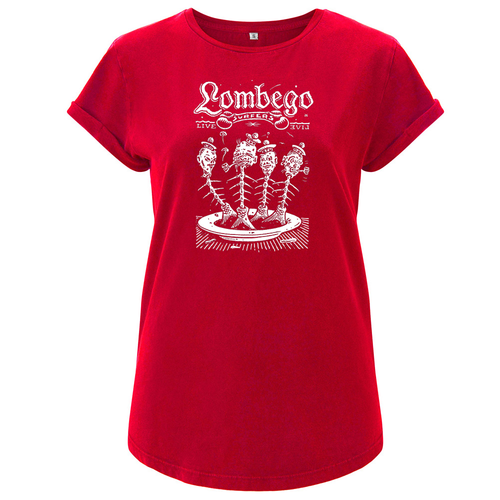 The Lombego Surfers: Fishsoup, red Ladies T-Shirt
