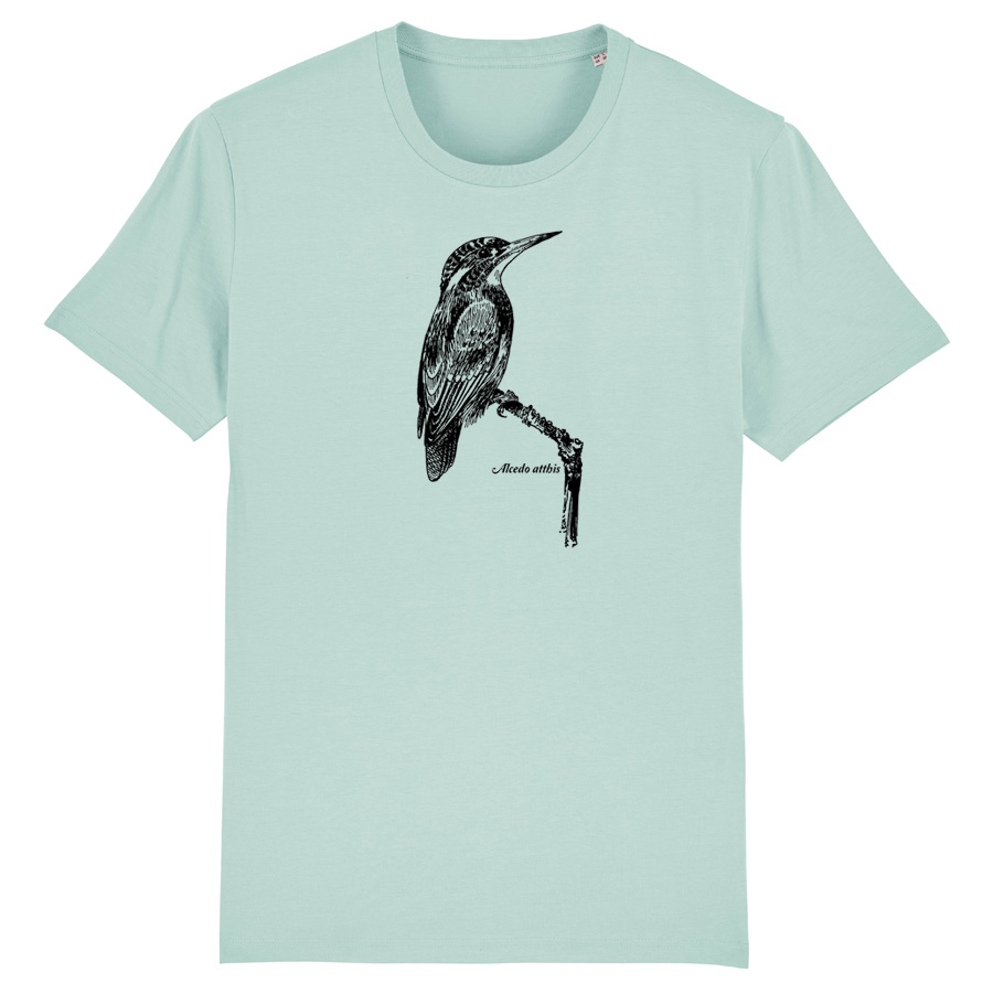 caribbean blue BirdShirt, Common Kingfisher