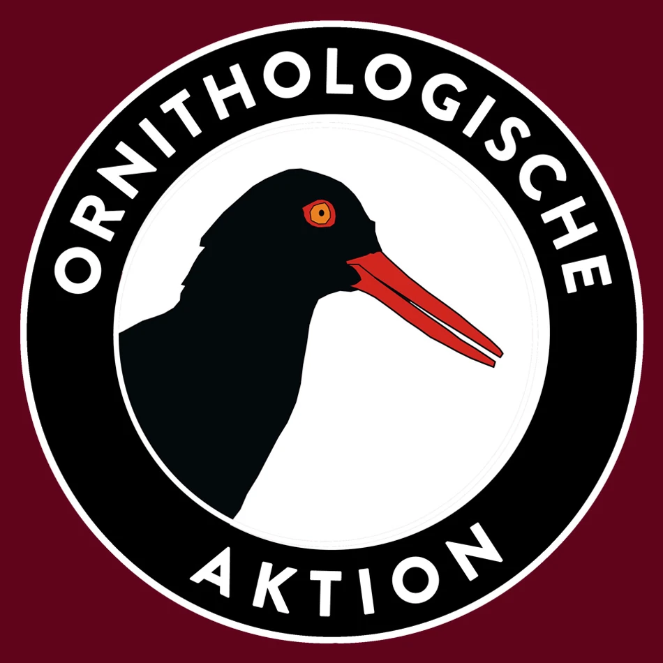 ornithologische aktion, logo mit austernfischer