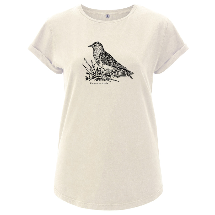 Eurasian Skylark, natural Girlie Shirt
