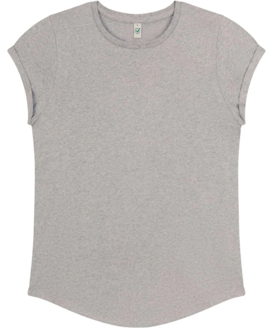 Earth Positve Womens Rolled Sleeve T-Shirt