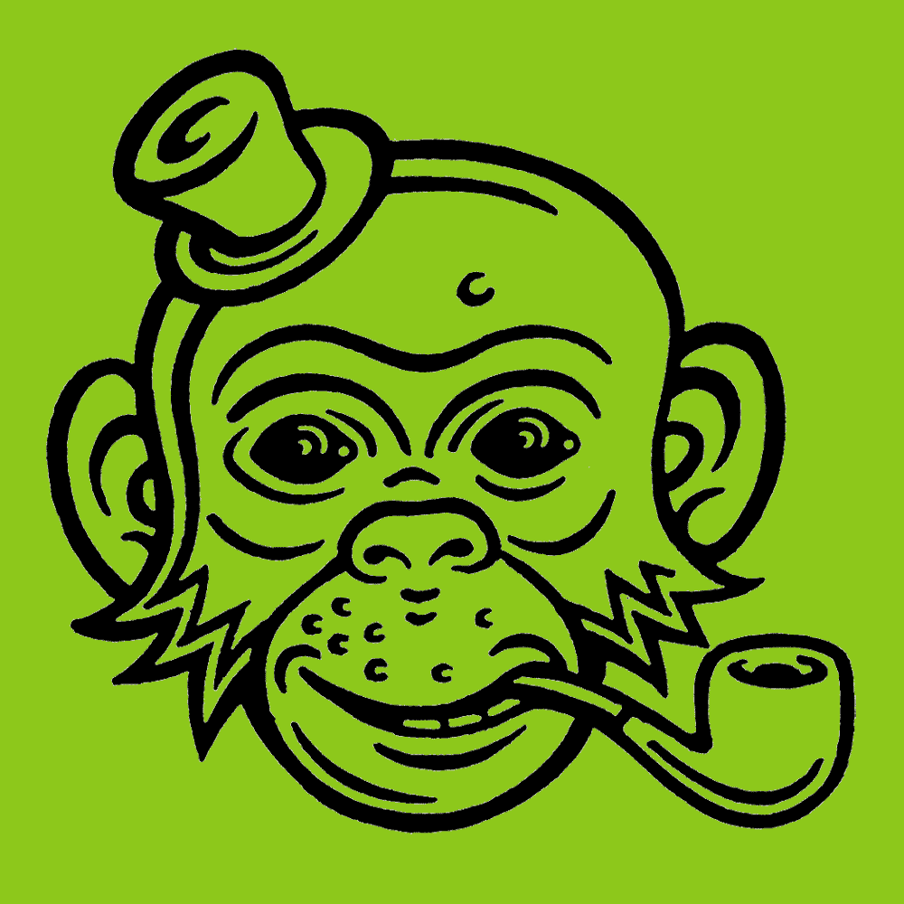 Dirk Bonsma - Monkey, Screen Print
