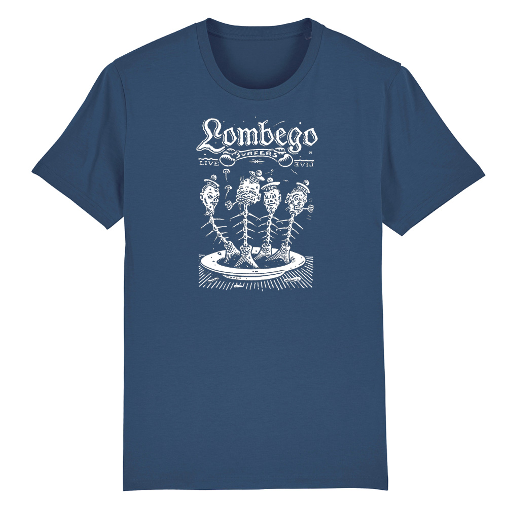 The Lombego Surfers - denim blue Shirt, screen printed